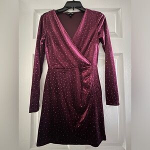 Size 3 Speechless Burgundy Dress with Sparkle Accents